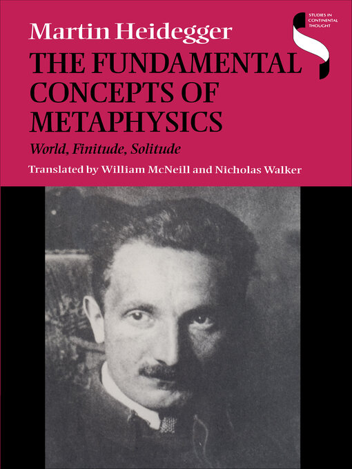 Title details for The Fundamental Concepts of Metaphysics by Martin Heidegger - Available